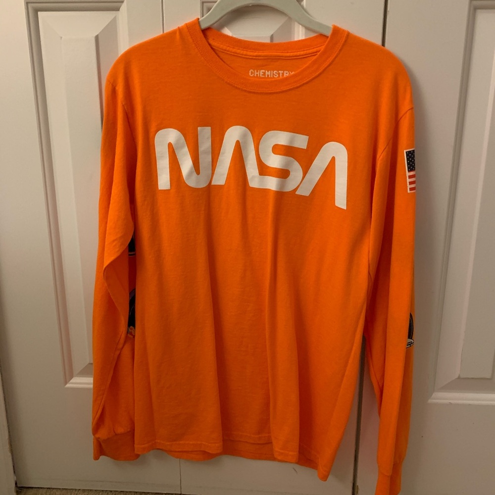 Orange NASA Shirt. Urban Outfitters. Size S